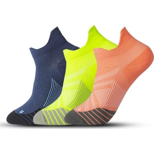 Short Stockings Ankle Compression Fast Dry Fashion Sports Outdoor Run Striped Breathable Comfortable Women Men Resistant Socks