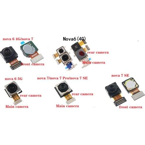 New original frtont facing camera Back Rear Camera Module Part for Huawei nova 6 nova 7 nova 7 Pro nova 7 SE