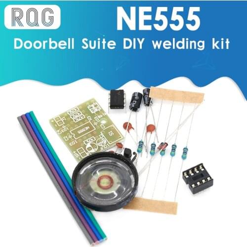 NE555 Doorbell Suite Electronic Production Doorbell Suite DIY Kit Ding dong doorbell PCB welding laboratory