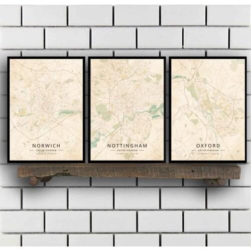 Norwich Nottingham Oxford Peterborough Plymouth Portsmouth Preston Reading Rotherham Sheffield United Kingdom Poster