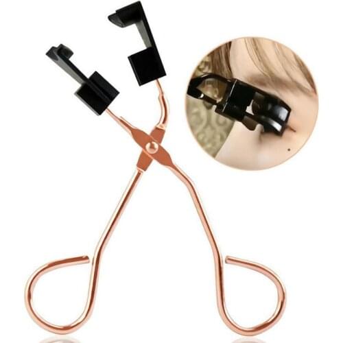 New Eyelash Curlers Eye Lashes Curling Clip False Eyelashes Cosmetic Beauty Makeup Tool Metal Accessories Golden Silver Color