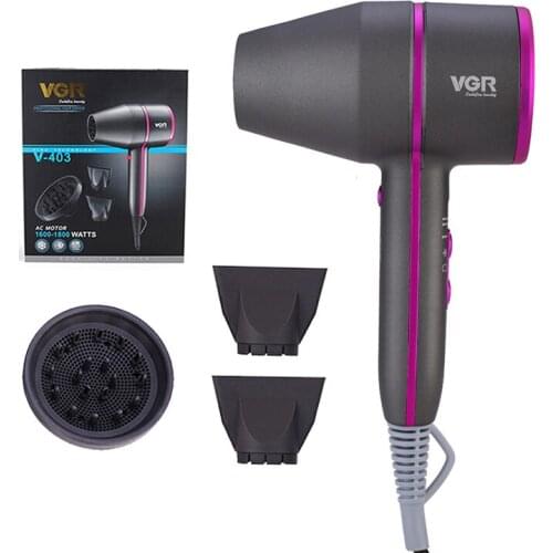 New Anion Professional Powerful Hair Dryer Negative Ion care Quick Dry Home Portable Hair dryer Nozzle For Barber Salon Tools