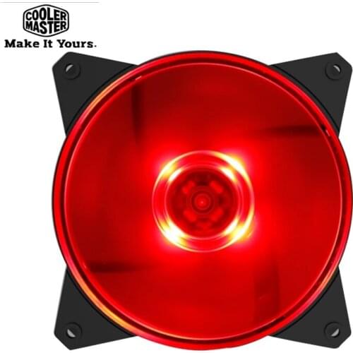 Cooler Master R4-C1DS-12FR-R1 MF120L 12cm LED Damping Quiet Case Fan For CPU Cooler Water Cooling 120mm Fan Replaces