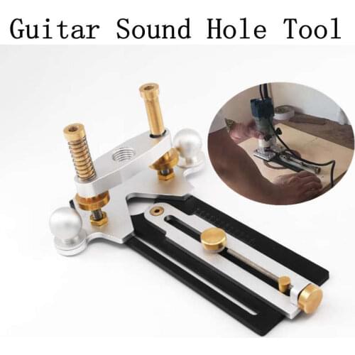 Guitar Sound Hole Tool Milling round holes circular hole Tool Aluminum DIY Guitar Making Special Tools