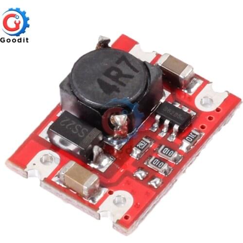 DC-DC 2V-5V to 5V Step Up Boost Power Supply Module Voltage Converter Board 2A Fixed Output High-Current For Dry lithium Battery