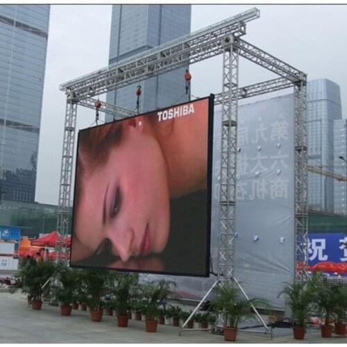 Full Color RGB Outdoor P8 Large Screen, Die Casting Aluminum Panel 512*512mm, Waterproof LED Display Screen for Advertising