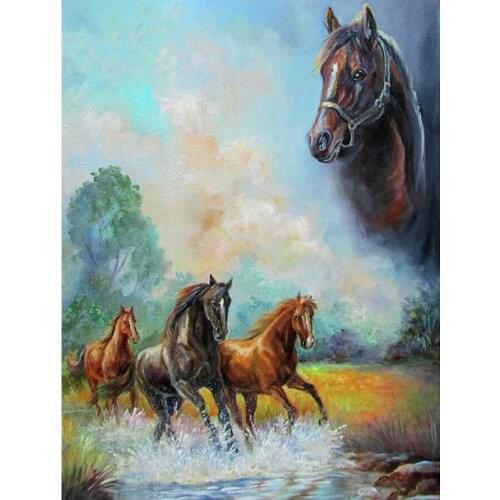 Full Square 5D DIY Diamond Painting horse,animal,Wall Picture Diamond Embroidery,Cross Stitch,diamond Mosaic,stickers,home decor