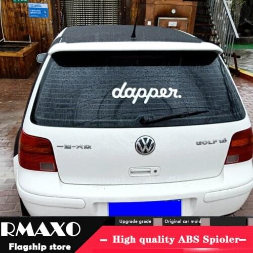 For Volkswagen GOLF 4 Spoiler 2006-2009 MK4 Spoiler High Quality ABS Material Car Rear Wing Primer Color Rear Spoiler