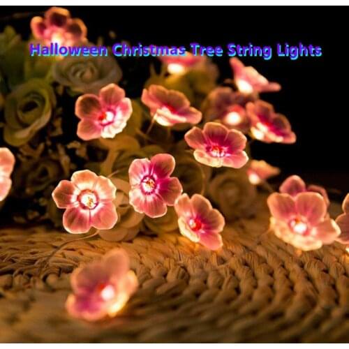 LED Christmas Lights LED String Fairy Lights Warm Outdoor Lights Garland Halloween For Home Room Badroom Wedding Decoration