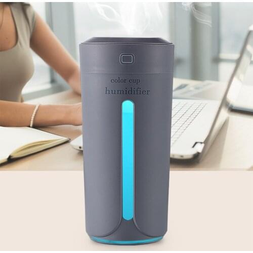 Air humidifier eliminate static electricity clean air Care for skin Nano spray technology Mute design 7 color lights car office