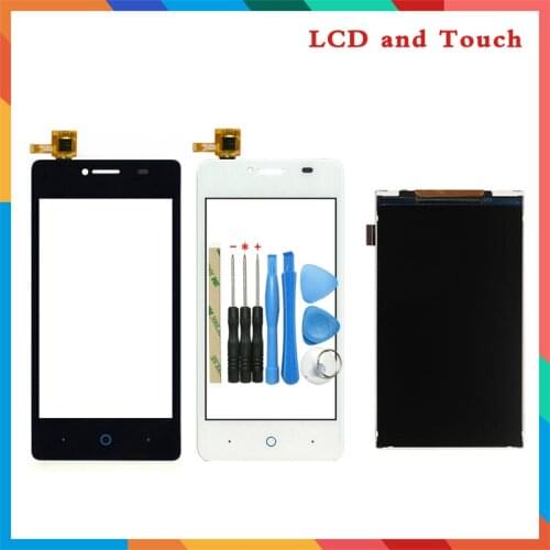 High quality 4.0'' For ZTE Blade AF3 T221 A5 Lcd Display Screen + Touch Screen Digitizer Sensor