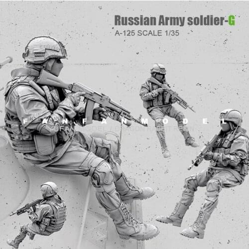 1/35(50mm) Resin Figure Kits Russian Modern Special Forces soldier self-assembled A-125