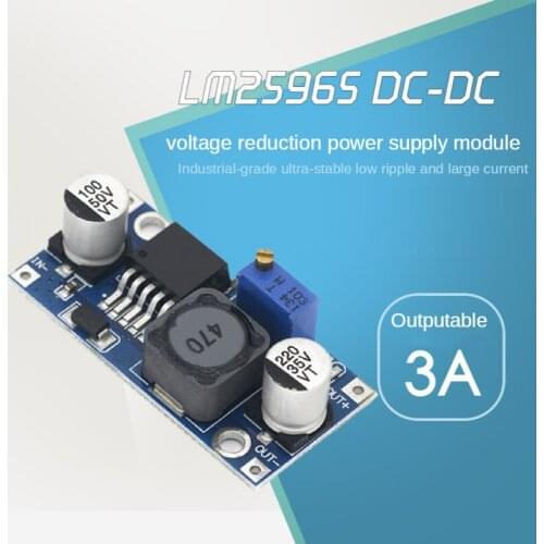 1PCS LM2596s DC-DC Step-down Power Supply Module 3A Adjustable Buck Stabilivolt Modules Voltage Regulator Electronic Accessories