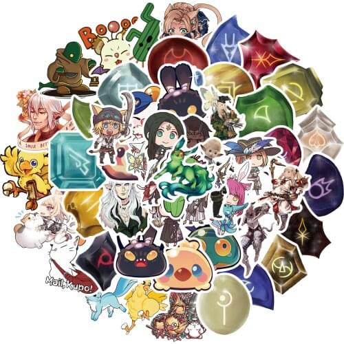 10/30/50pcs Final Fantasy Anime Game Stickers Waterproof Cartoon Graffiti Decal Laptop Skateboard Phone Car DIY Sticker Kids Toy