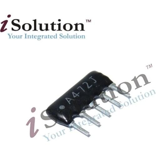 10PCS A05-472 4K7 5Pin Network Resis 4K7 DIP-9 2% 4700ohm Row Resistance