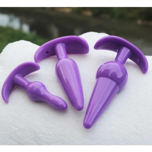 3pcs/set nightlife Anal sex Toys backyard Waterproof Butt Plug for women &men Tiny Anal plug Stimulating G-Spot Sex Products