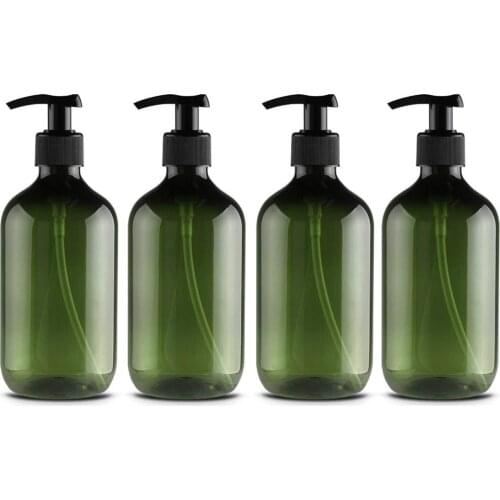 4Pcs 500ml Soap Dispenser Bottles Refillable Pump Bottles Spray Bottle For Dispensing Lotions Shampoos Soap Shower Gel