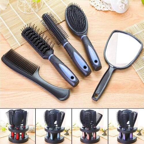 5Pcs/Set Care Hair and Scalp Combs for Hair Tools Hairbrush Set of Combs for Women Styling Accessories Beauty Health