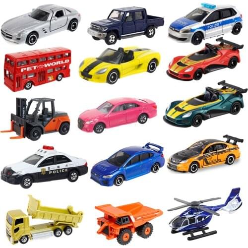TOMY Alloy Car Fire Truck Forklift Bus Takara TOMICA Children Toys Suzuki Porsche 911 Lexus Porsche Volkswagen Model for Boy