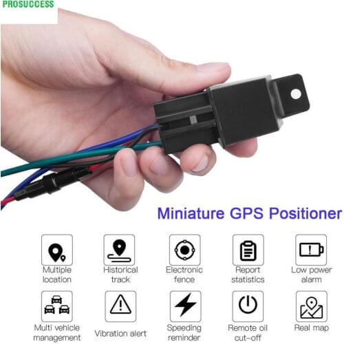 Car GPS Tracker C13 Tracking Relay Device GSM Locator Remote Control Anti-theft Monitoring Cut off oil System with free APP