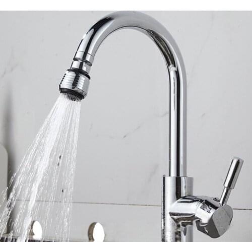 2Pcs Water Faucet Bubbler Kitchen Faucet Filter Tap Water Saving Stable 360 Degree Swivel Faucet Nozzles Shower Spray for Home