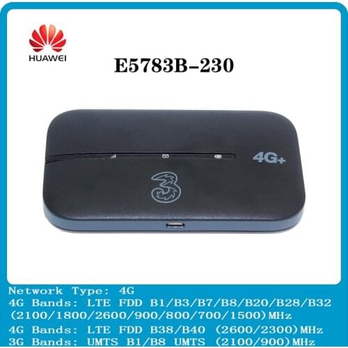 Huawei E5783 E5783B-230 Travel WiFi Hotspot Superfast 4G 300Mbps Black Wireless Router PK E5577