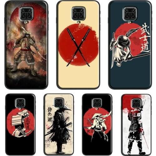 Japanese Samurai Warrior For Xiaomi Redmi Note 7 8 Pro 8T 9S Note 9 10 Pro Cover For Redmi 9T 9 9A 9C 7A 8A Case