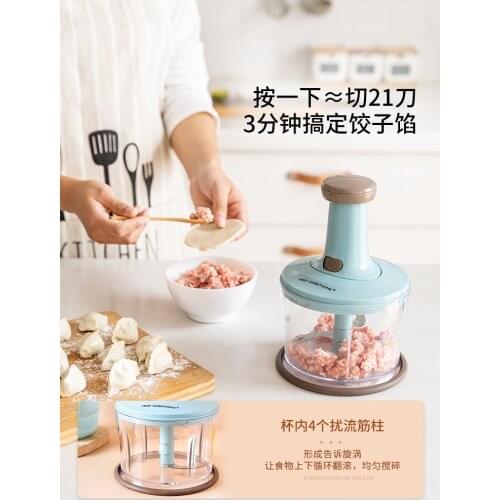 Household Mincer Manual Meat Grinder Blade Chopper Garlics Food Multiprocessor Vegetable Grinder Picadora Kitchen Gadgets EH50MG