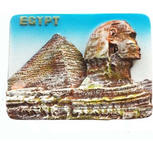 Egyptian sphinx travel souvenirs magnetic fridge magnets resin crafts
