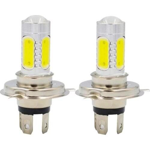 1pcs Headlight H4 White Headlight Beam Light Lamp Bulb Motorcycle Auxiliary Lights LED Headlight Super bright Headlight Bulbs