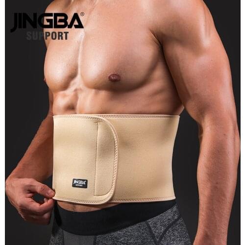 JINGBA SUPPORT Waist trimmer Slim fit Abdominal Waist sweat belt Waist back support belt Fitness Equipment Sport protective gear