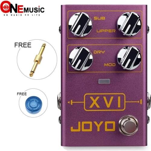 JOYO R-13 XVI Octave Pedal Effect, Guitar Effects Pedal, with MOD Modulation Effect, True Bypass