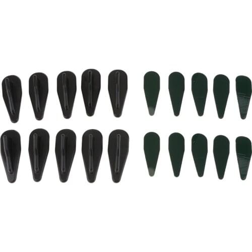 10 Pieces Car Roof Shark Spoiler Wing Kit Vortex Generator