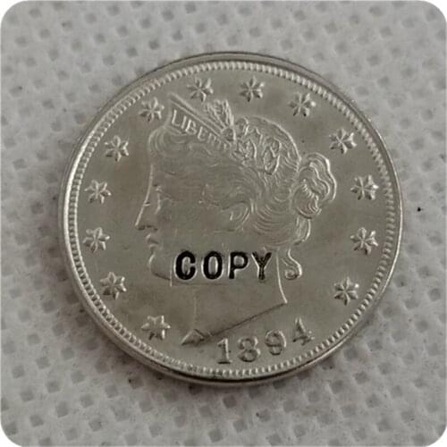 COPY REPLICA 1894 Liberty Head V Nickel