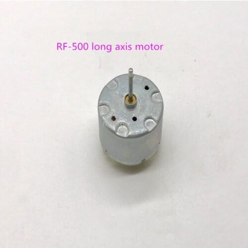 Micro DC 6V12V RF-500 brush motor, used for sweeper/massage motor/rotating lamp