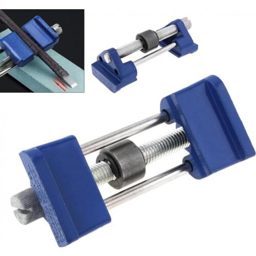 Carbon Steel Multifunctional Manual Sharpener Fast Locator with Built-In Bearing and Adjustment Knob for Fixing Wide Blades