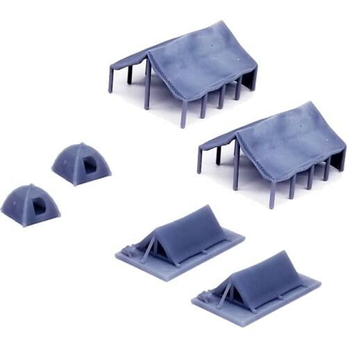 Outland Models Military Scenery Structure Camping Tent Set 1:160 N Scale