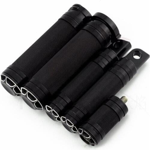Motorcycle Handle Bar Hand Grips CNC Footpegs Foot Pegs Footrest Pedal Shifter Nail For Harley Dyna Softail Touring Sportster XL