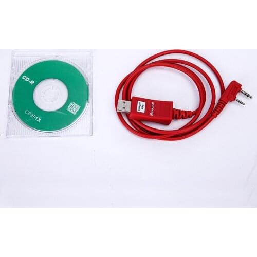 Original Wouxun USB program cable + software CD Computer programming interface support win8 For KG-UVD1P KG-UV6D KG-UV8D KG-UV9D