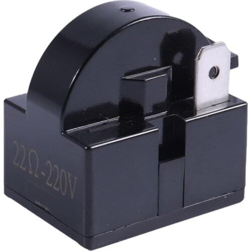 Plastic Case 22 Ohm 2 Pins PTC Starter Relay for Refrigerator