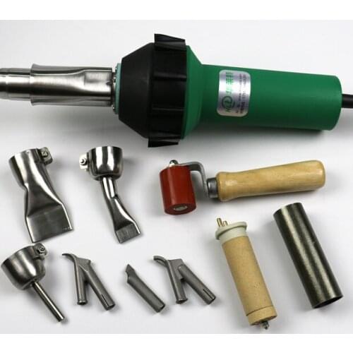 Whole set 1600W Hot Air Plastic heat gun Top Quality Welding tools 10pcs/set