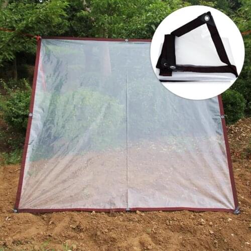 Transparent Rainproof Cloth Tarpaulin Garden Plastic PE Film Balcony Greenhouse Succulent Plant Keep Warm Waterproof Cloth