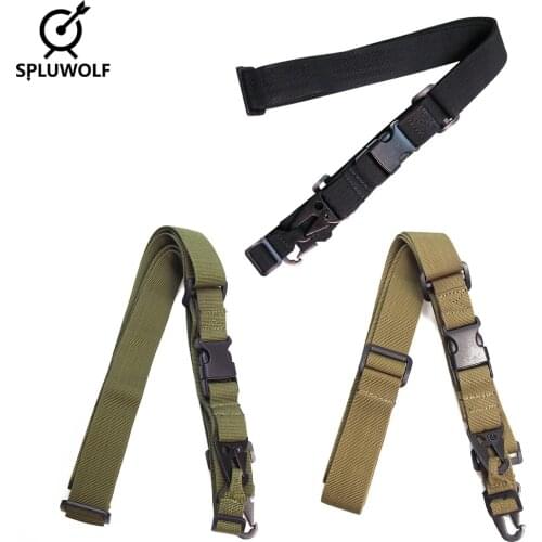 Adjustable Bungee Rifle Shoulder Strap Military 3 Point Sling Tactical Gun Rifle Belt Safety Rope