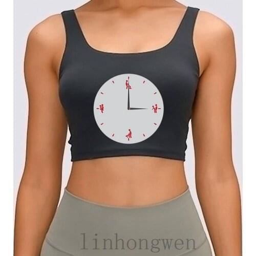 Sex Watch Women Tank Top Summer Unique Knitted Pictures Plus Size XL Casual Crazy Crop Top