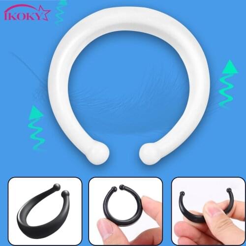 Cock Ring Penis Ring Adult Products Sex Toys for Men Male 2PCS/Set Silicone Delay Ejaculation Male Foreskin Corrector