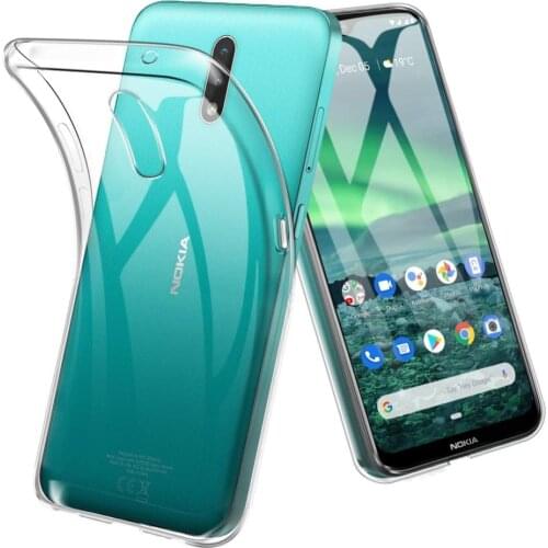 For Nokia 2.3 Case Ultra Thin Clear Soft TPU Tranparent Case Cover For Nokia 2.3 TA-1211 TA-1214 TA-1206 TA-1209 6.2inch Couqe