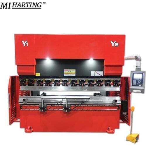 WE67K-80T/2500 DA52S 3+1 Axis Servo Motor Hydraulic CNC Press Brake Metal Sheet Bending Processing Machine