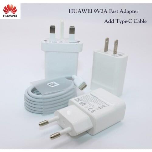 Huawei 9V2A EU charger QC 2.0 Quick Fast Charge Adapter USB Type-c For nova3 3i 4 honor 9 8x p7 p8 p9 p10 p20 lite mate 7 8 9