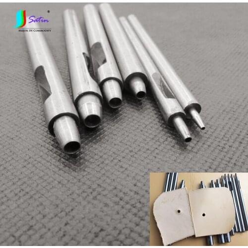 0.5/1/2/3/4/5MM Leather Punch Tool For Leather Clothing Sewing Accessories,Leather Drilling Hole Tool S0212H