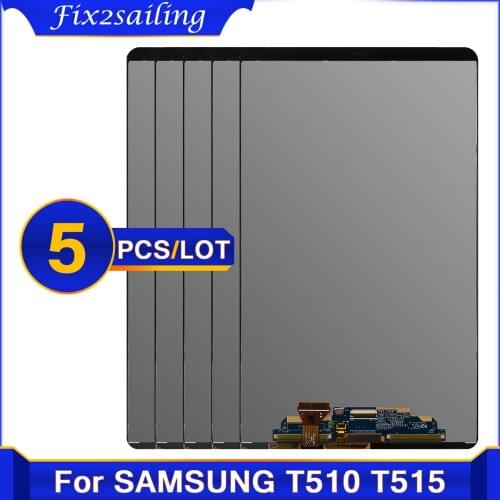 5 Pcs AAA+ LCD Panel For Samsung Galaxy Tab A 10.1(2019) WIFI T510 SM-T510 T510N LCD Display Touch Screen Assembly Repair T515